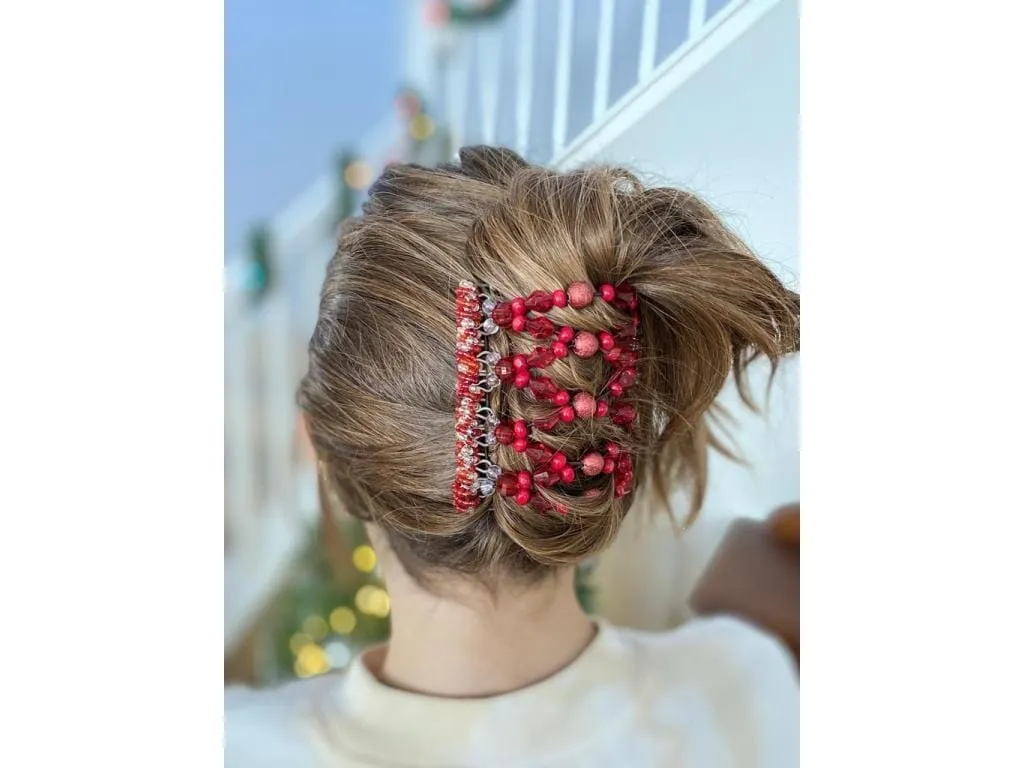 African Butterfly Wire Hair Clip - 9 Tong 701