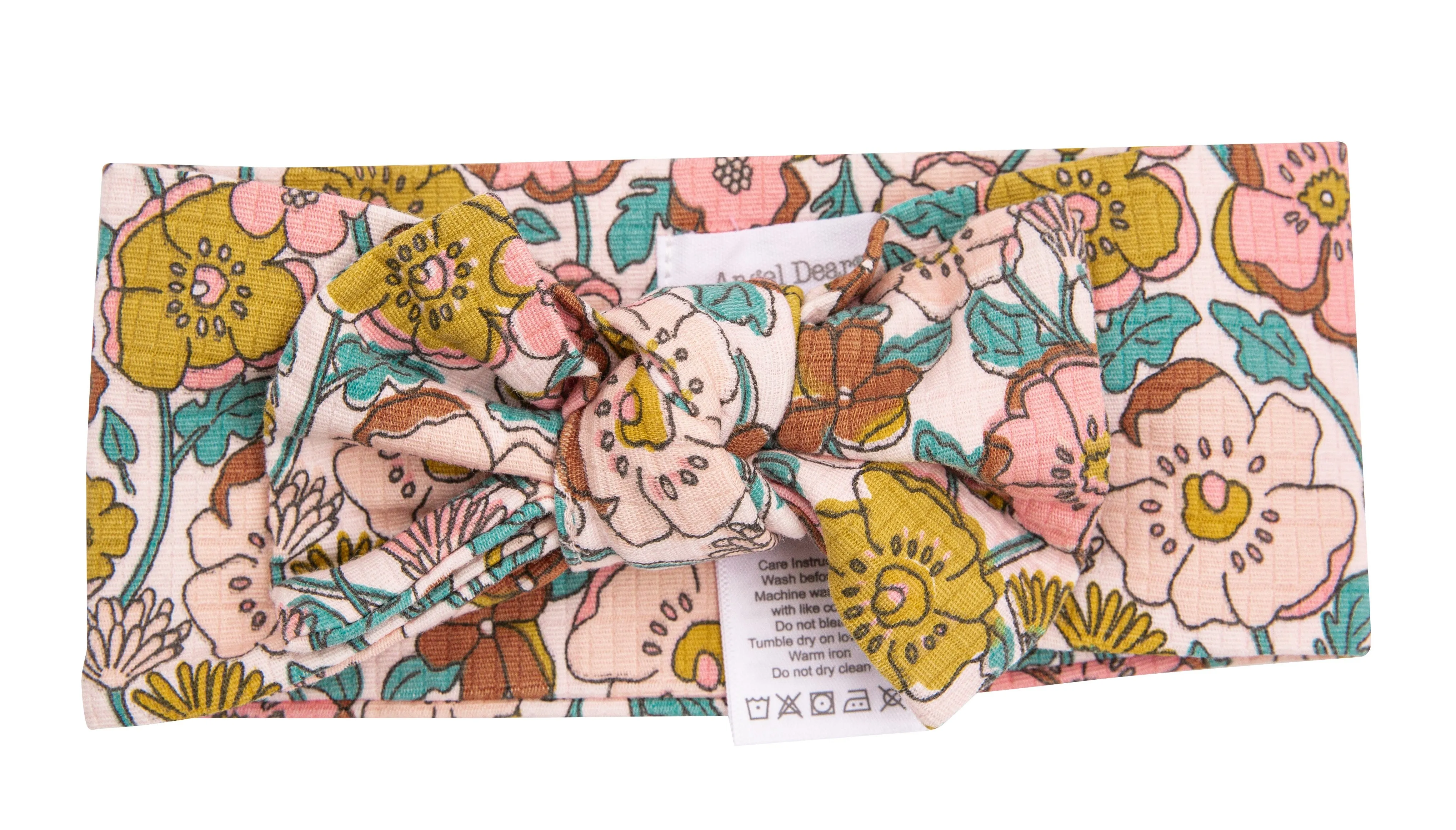 Angel Dear Flower Child Pink Knot Headband
