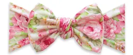 Baby Bling Bed of Roses Printed Knot Headband