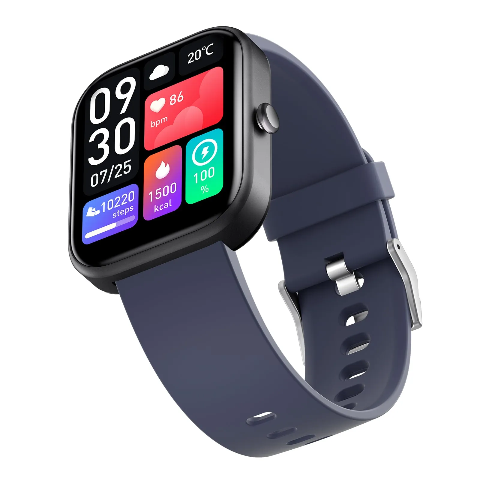 Blue GTS5 Bluetooth Calling Smart Watch