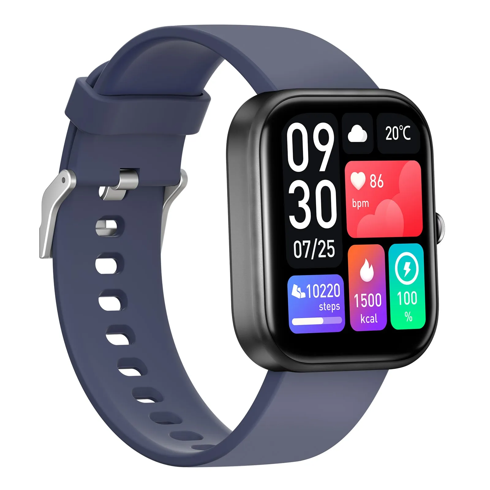 Blue GTS5 Bluetooth Calling Smart Watch