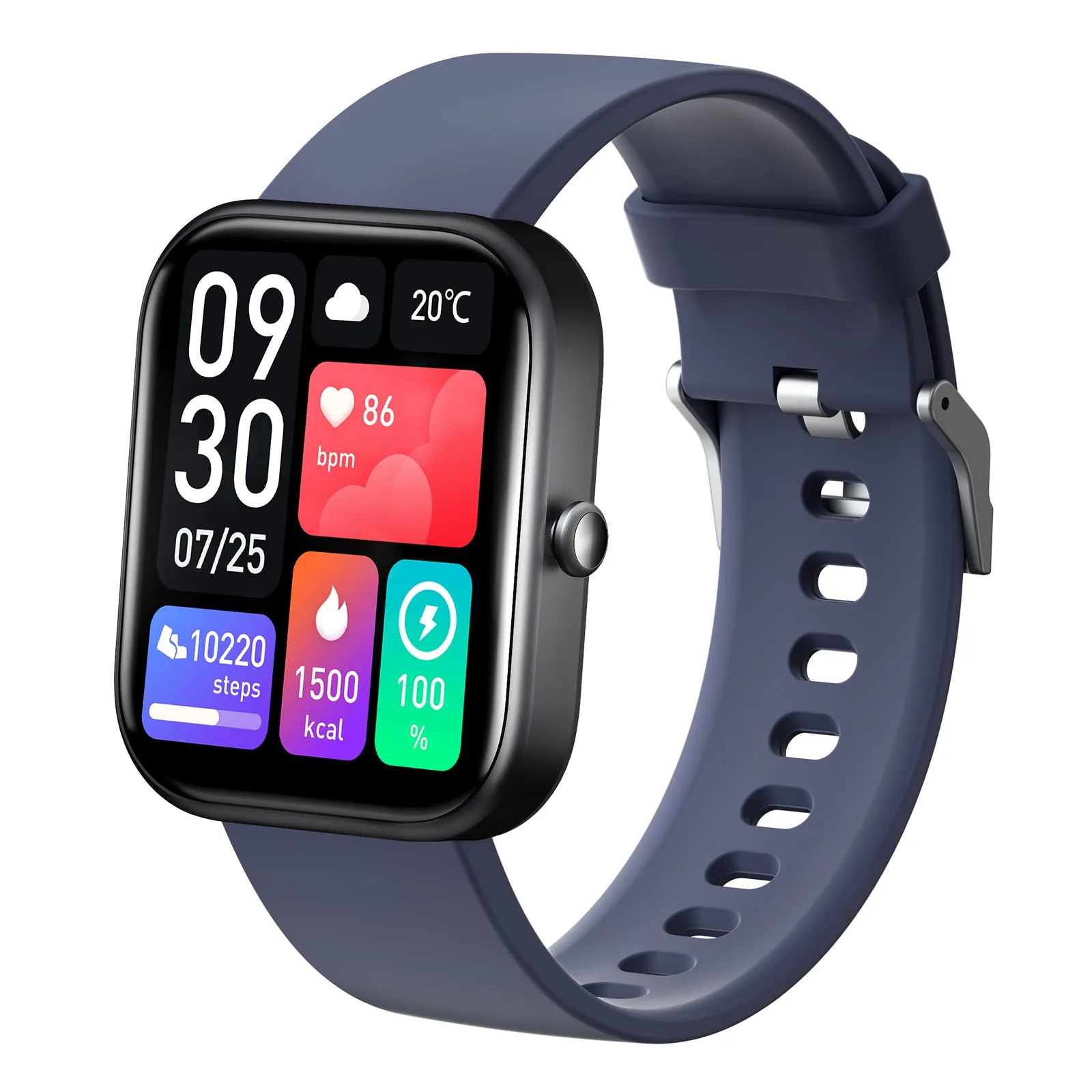 Blue GTS5 Bluetooth Calling Smart Watch