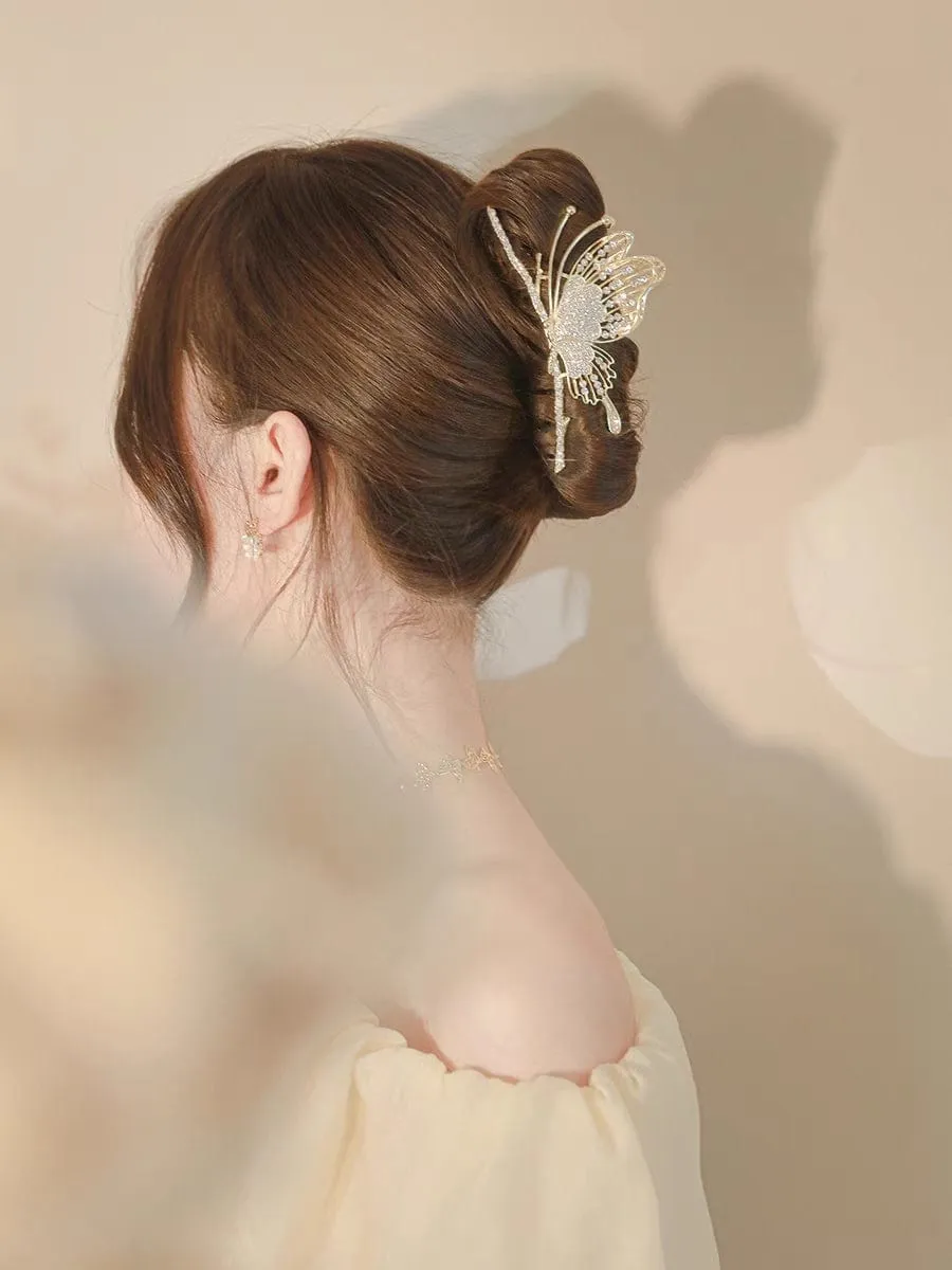 Chic Butterfly Chignon Claw Clip Hair Clip