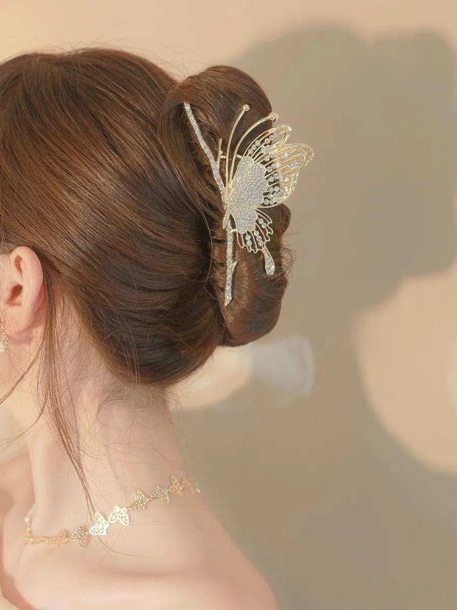 Chic Butterfly Chignon Claw Clip Hair Clip