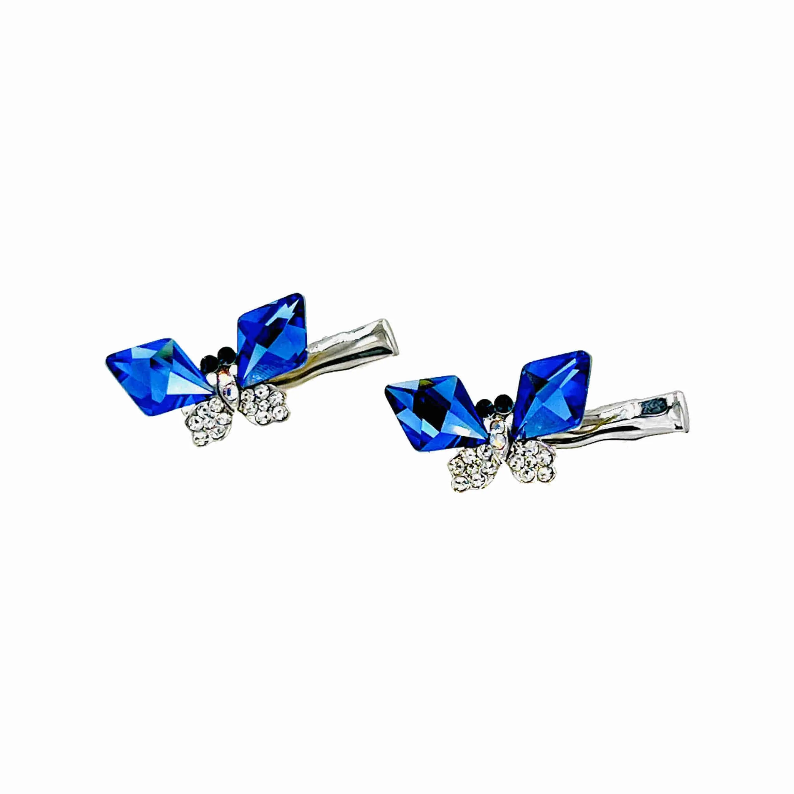 Copy of Zeta Presutti Butterfly Clamp Alligator Pelican Beak Cubic Zirconia Crystal Hair Clip ZP3