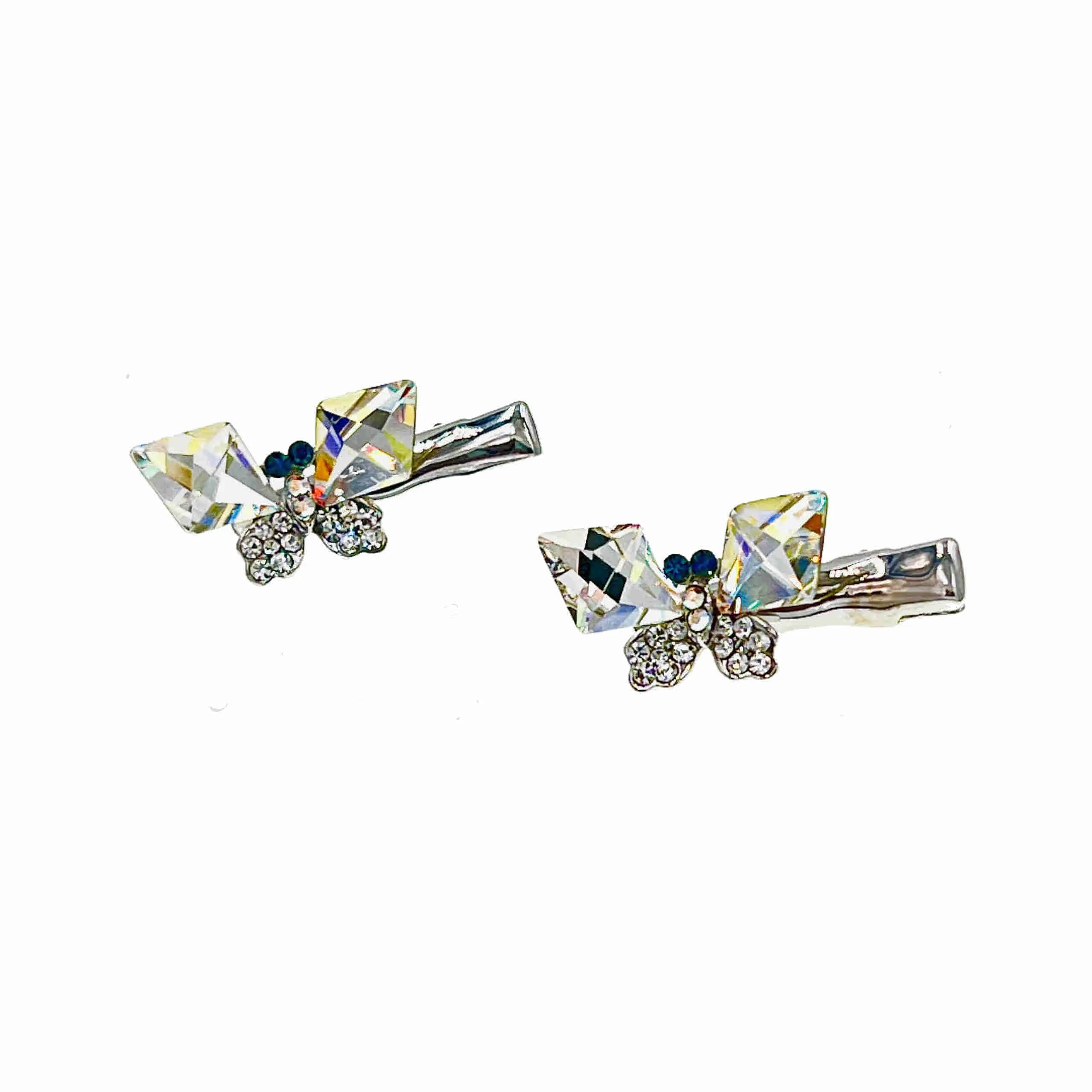 Copy of Zeta Presutti Butterfly Clamp Alligator Pelican Beak Cubic Zirconia Crystal Hair Clip ZP3