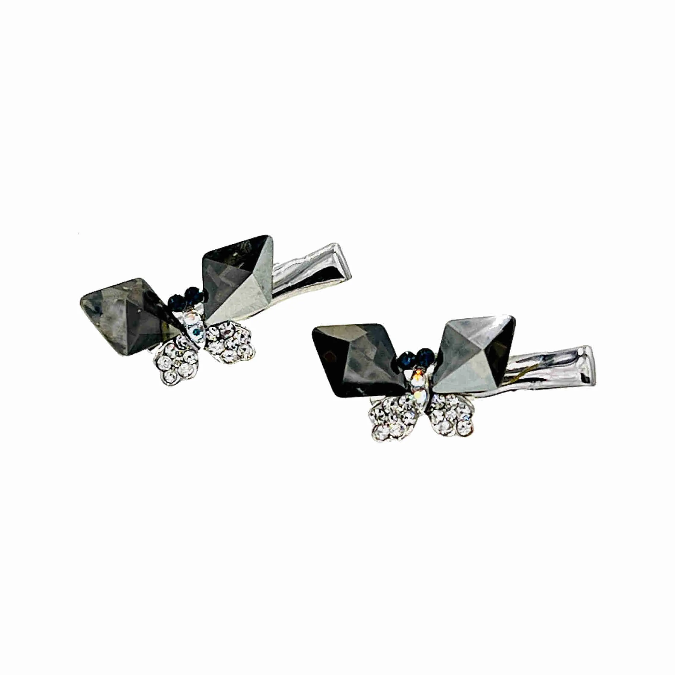 Copy of Zeta Presutti Butterfly Clamp Alligator Pelican Beak Cubic Zirconia Crystal Hair Clip ZP3
