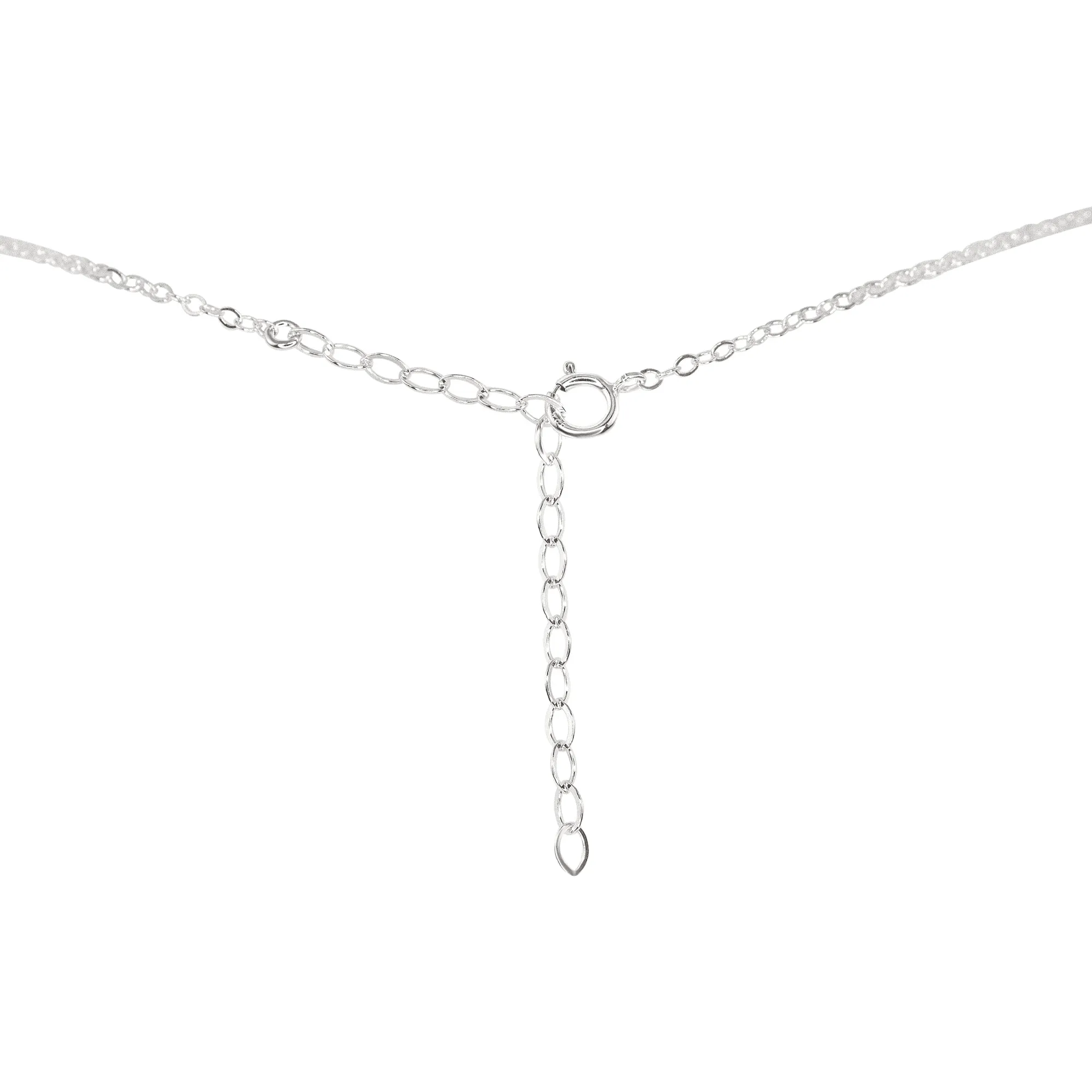 Dainty Blue Lace Agate Gemstone Choker Necklace