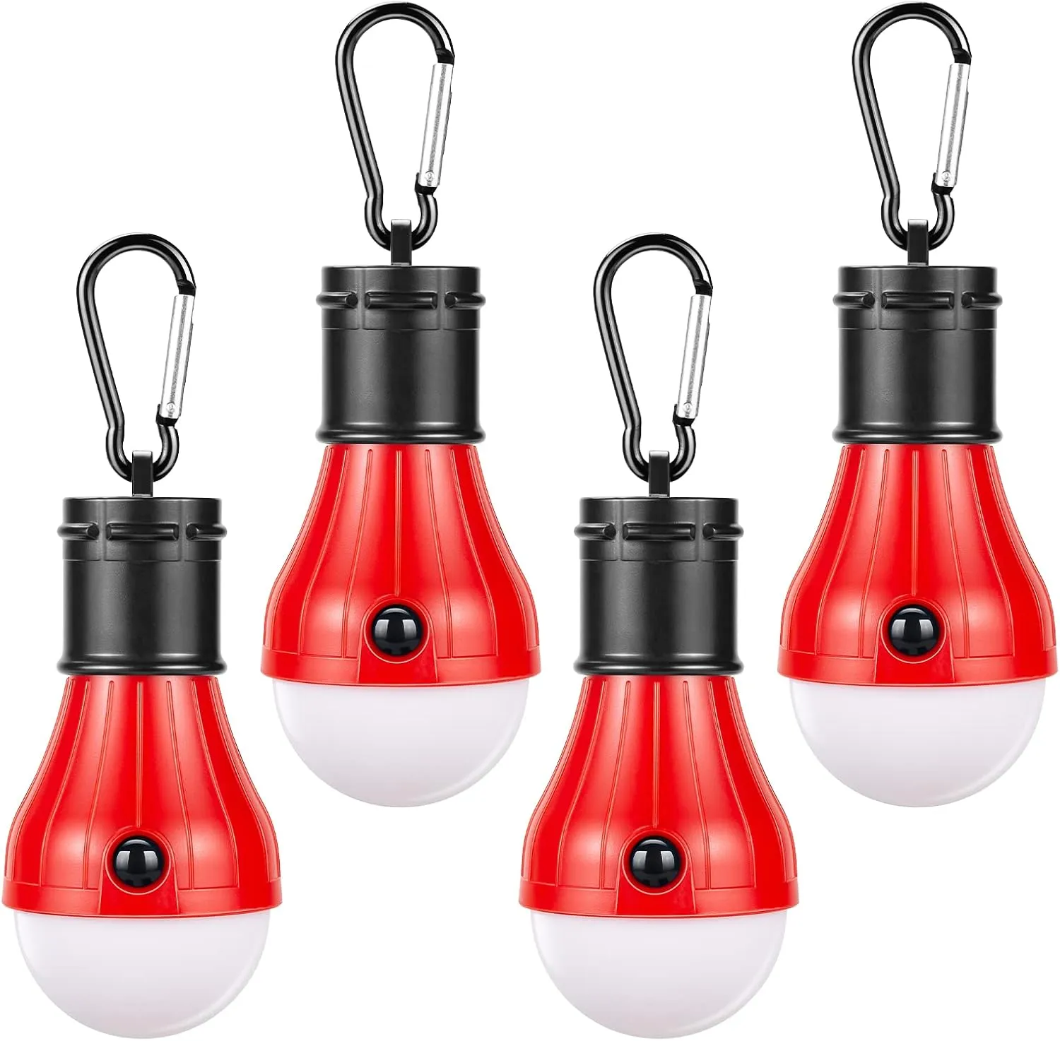 Doukey Portable Camping Lanterns [4 Pack] LED Tent Lanterns Emergency Light for Backpacking, Hiking, Hurricane Outage