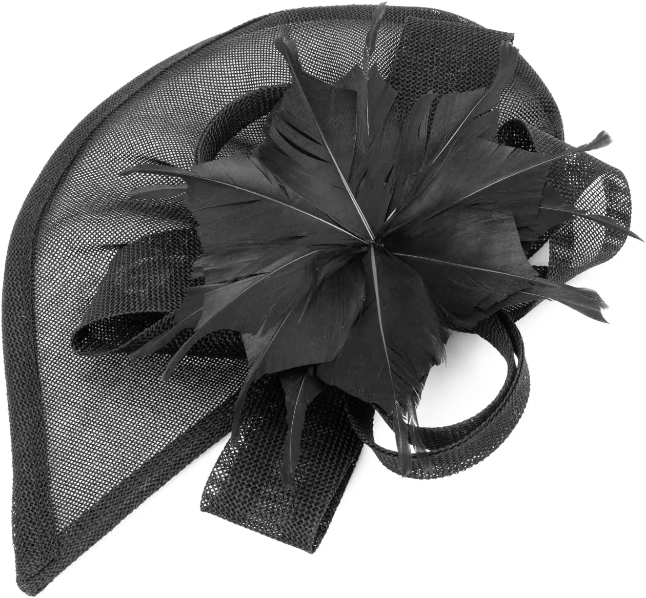 DRESHOW Women Fascinator Hats Tea Party Hat Vintage Pillbox Hat Headband for Cocktail