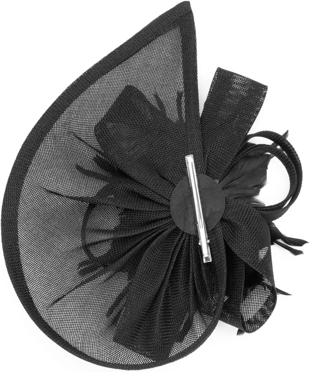 DRESHOW Women Fascinator Hats Tea Party Hat Vintage Pillbox Hat Headband for Cocktail