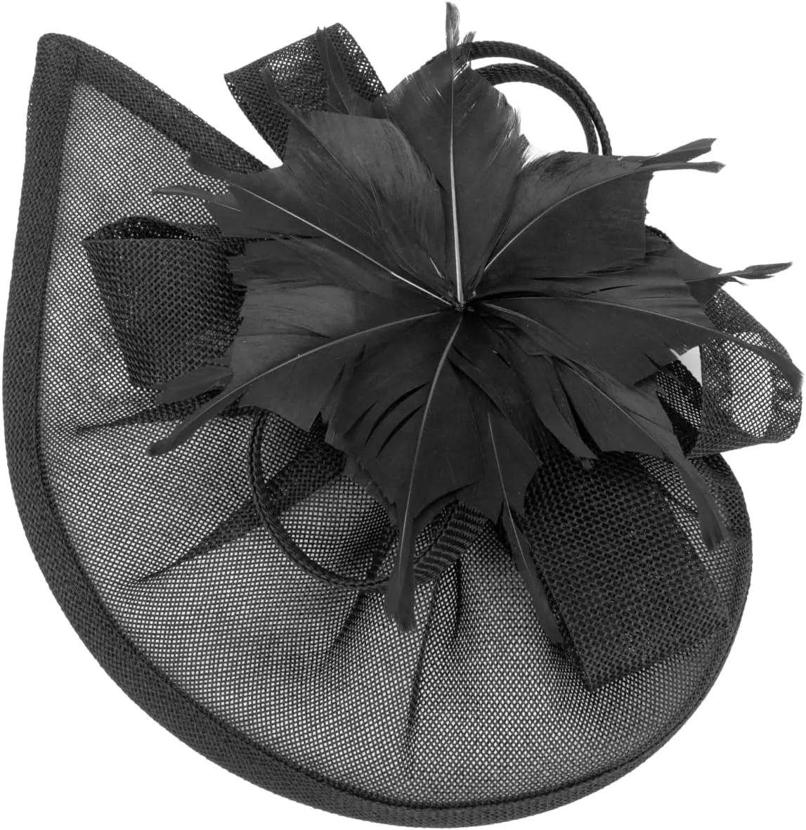 DRESHOW Women Fascinator Hats Tea Party Hat Vintage Pillbox Hat Headband for Cocktail