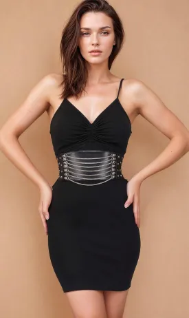 Eevee Faux Leather Corset Belt