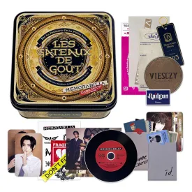 ENHYPEN - [MEMORABILIA] (Moon ver.) Keychain   ID Card   Name Card   Coaster   Memo Pad   CD-R   Postacard   Lyric Sheet   Photocard   Sticker   Ticket   2 Pin Badges   4 Extra Photocards