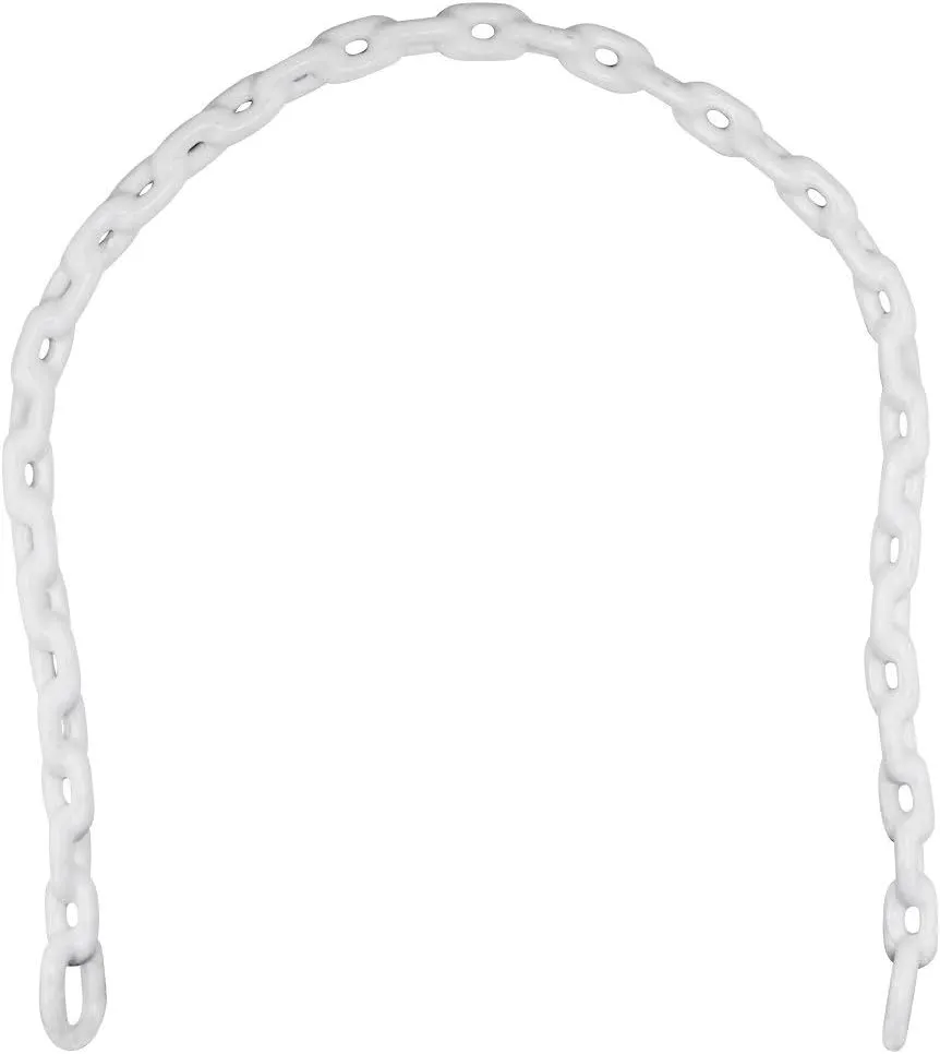 Extreme Max 3006.6590 BoatTector PVC-Coated Anchor Lead Chain - 5/16" x 5', White