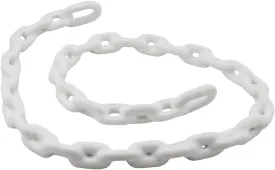 Extreme Max 3006.6590 BoatTector PVC-Coated Anchor Lead Chain - 5/16" x 5', White