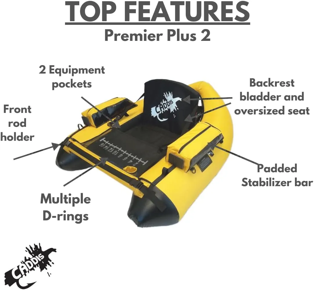 Float Tubes for Fishing and Angling (Made by Caddis Sports)