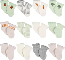 Gerber Baby 12-pair Sock Bundle