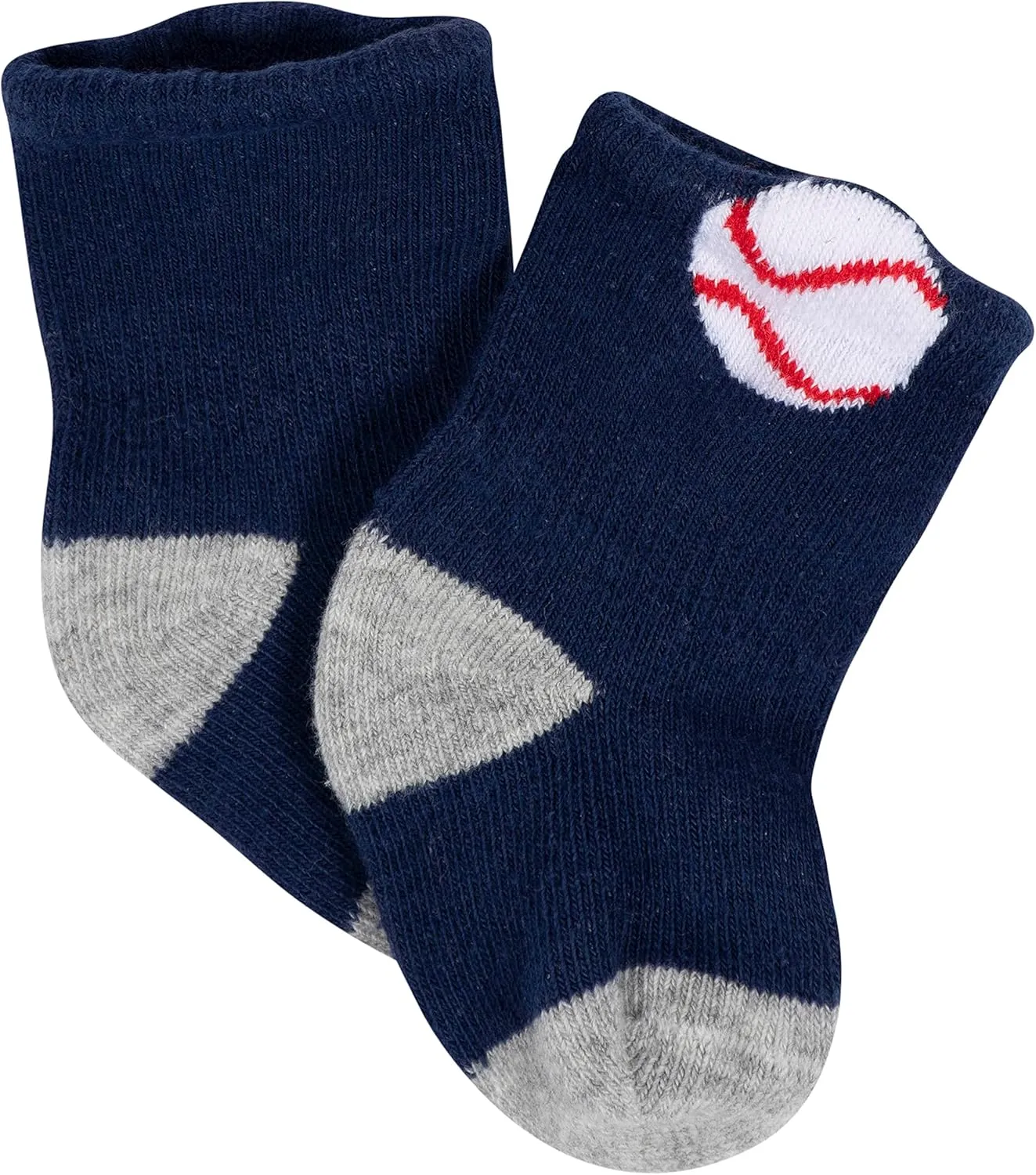 Gerber Unisex Baby 8-Pair Wiggle-Proof Sock