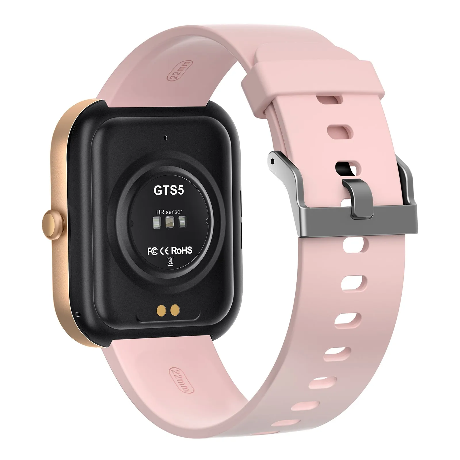 Gold Pink GTS-5 Bluetooth Watch for Android & IOS (Rose Pink)