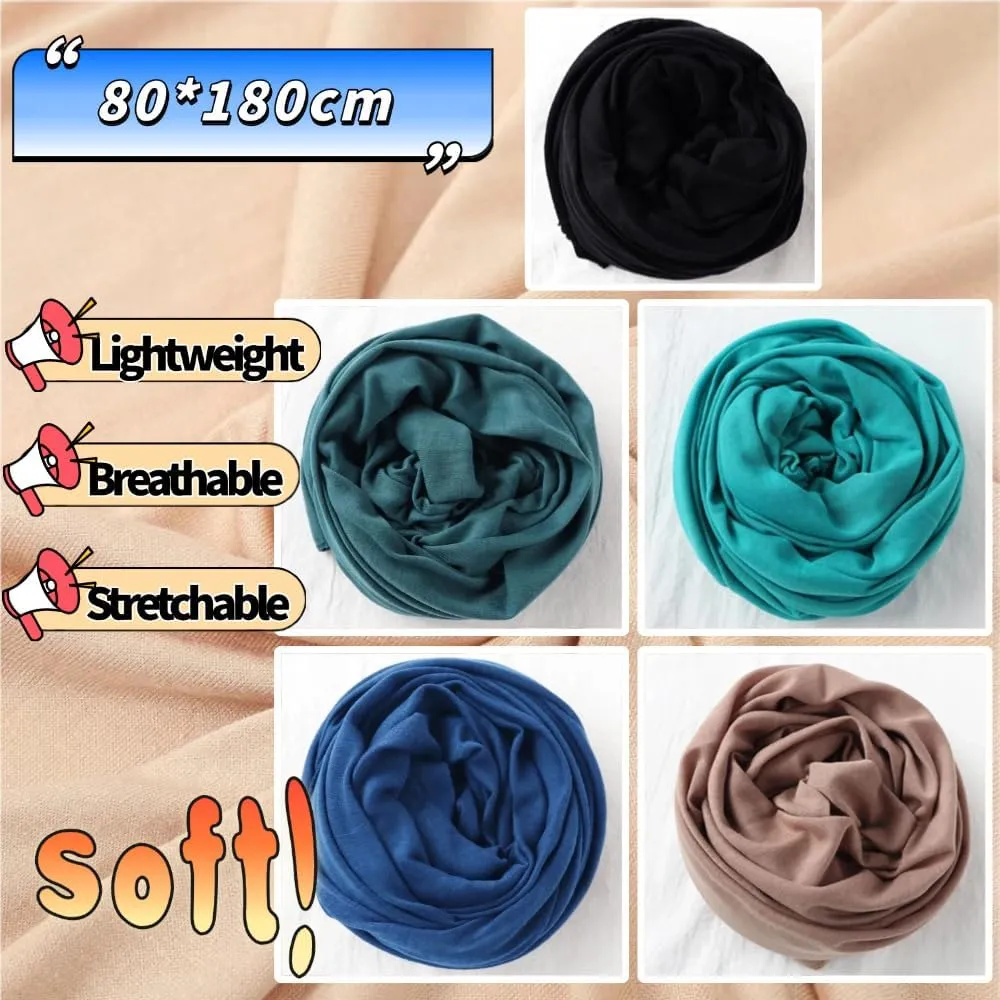 Head Wraps for Black Women Breathable Headwraps Scarf Long Hair Wraps Soft Wide Headbands Headscarves for Locs