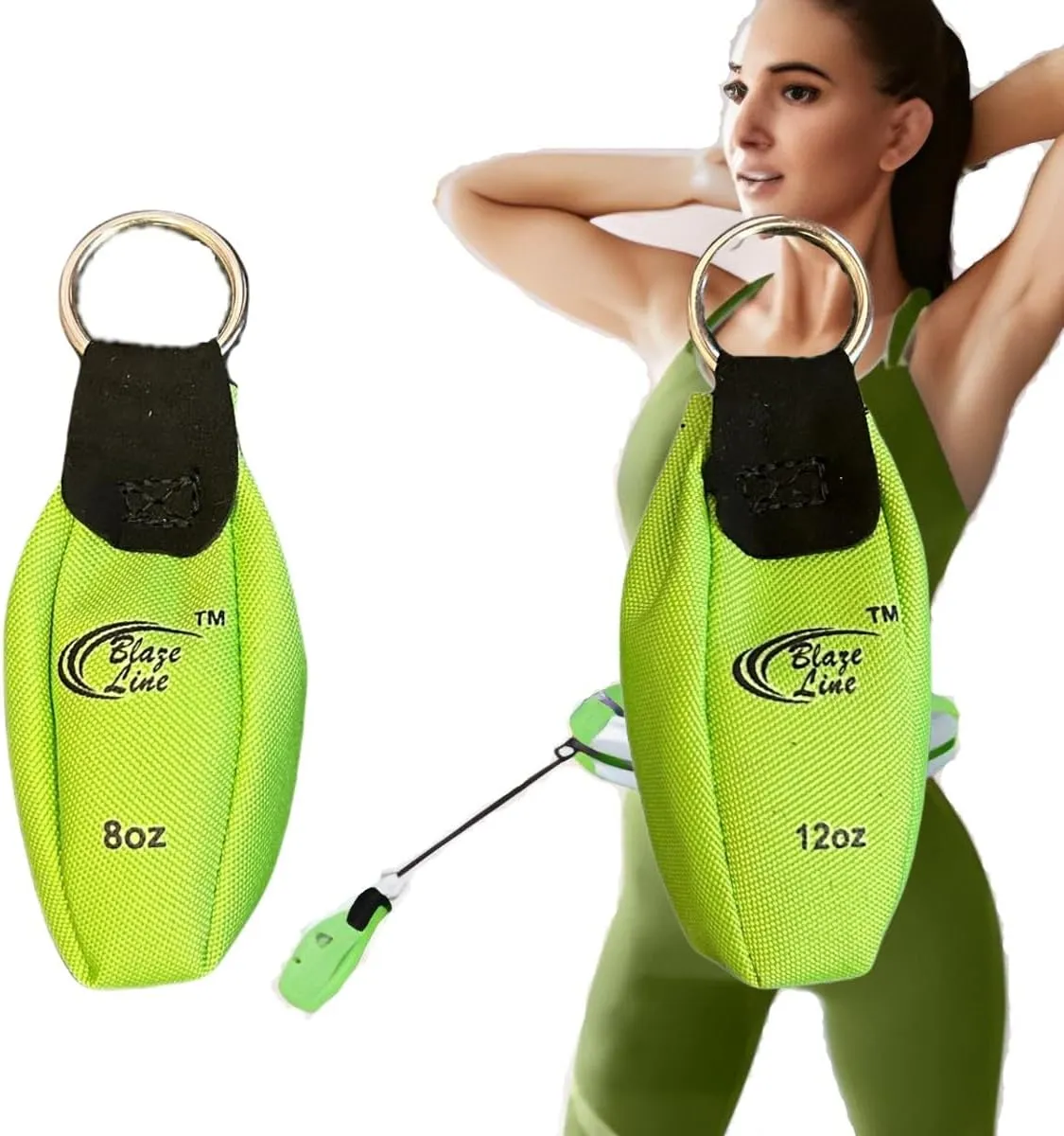 Hoola Fitness Hoop Adjustable Weight Bag 8oz and 12oz Pouch 2-Pack for Weight Loss, Fitness, Exercise and Workout
