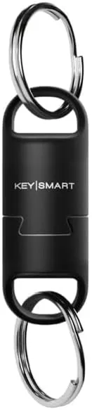 KeySmart MagConnect Pro Magnetic Key Holder for Purse, Key Chains for Car Keys - Detachable Key Ring Quick Release Keychain