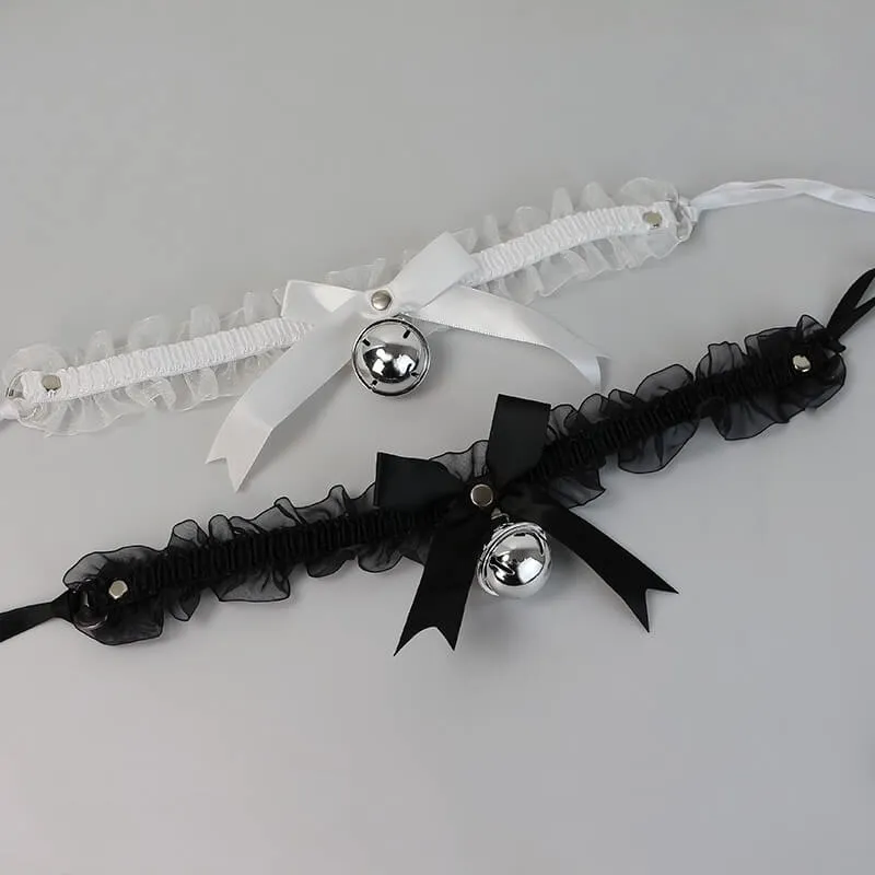 Lace bell necklace choker