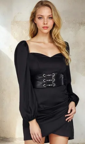 Lerina Black Corset Belt
