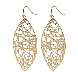 Minimalist Earrings: Everyday Chic Random Line Teardrops