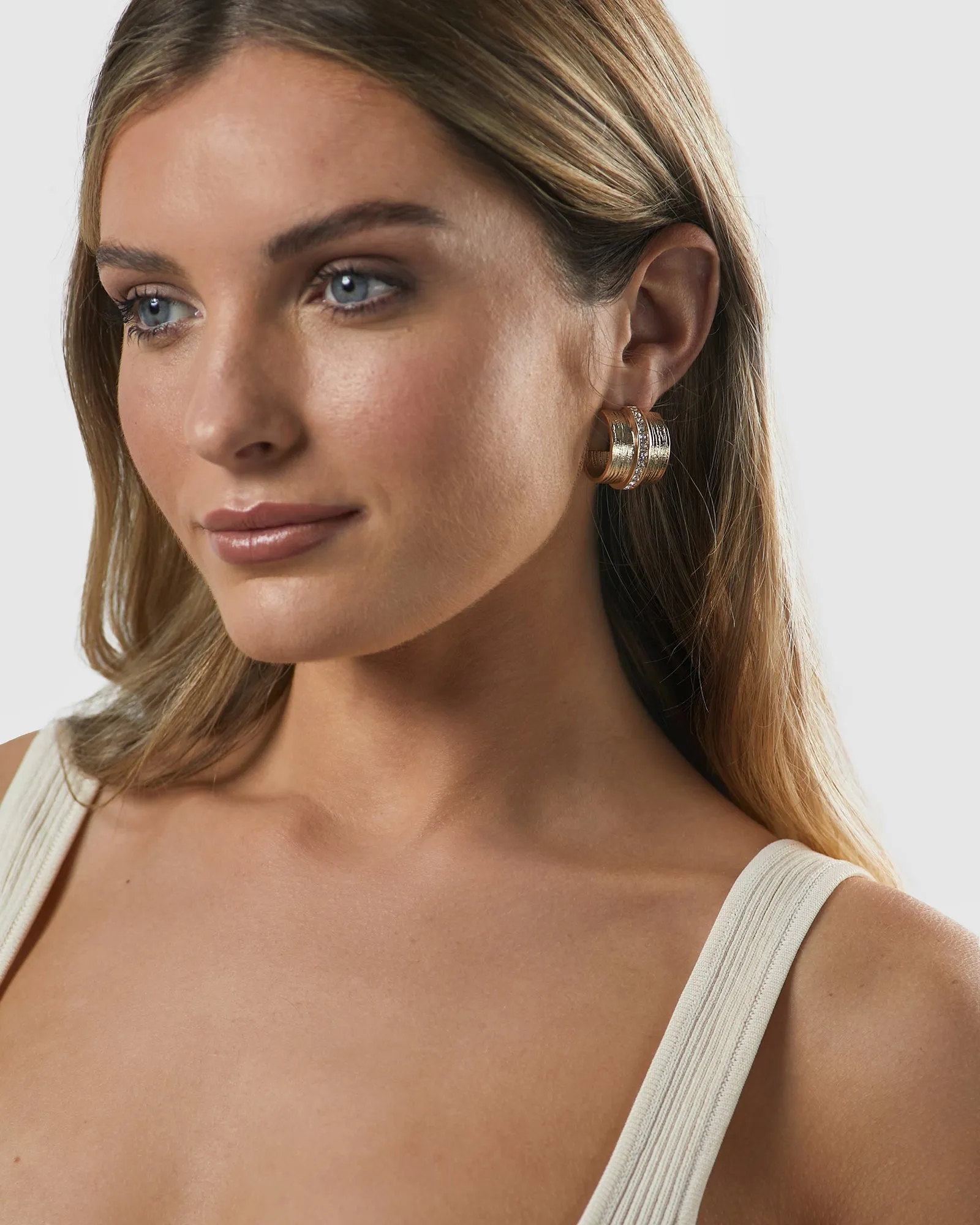 Patina Earrings Gold