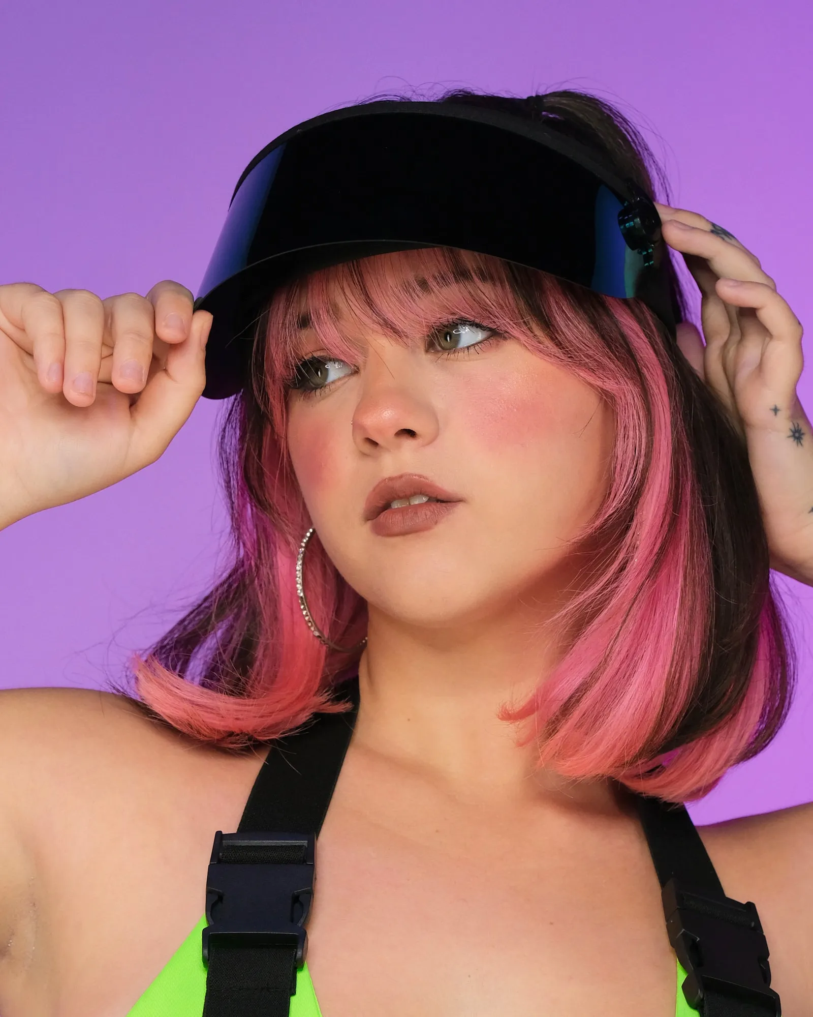 Reflective Visor Hat