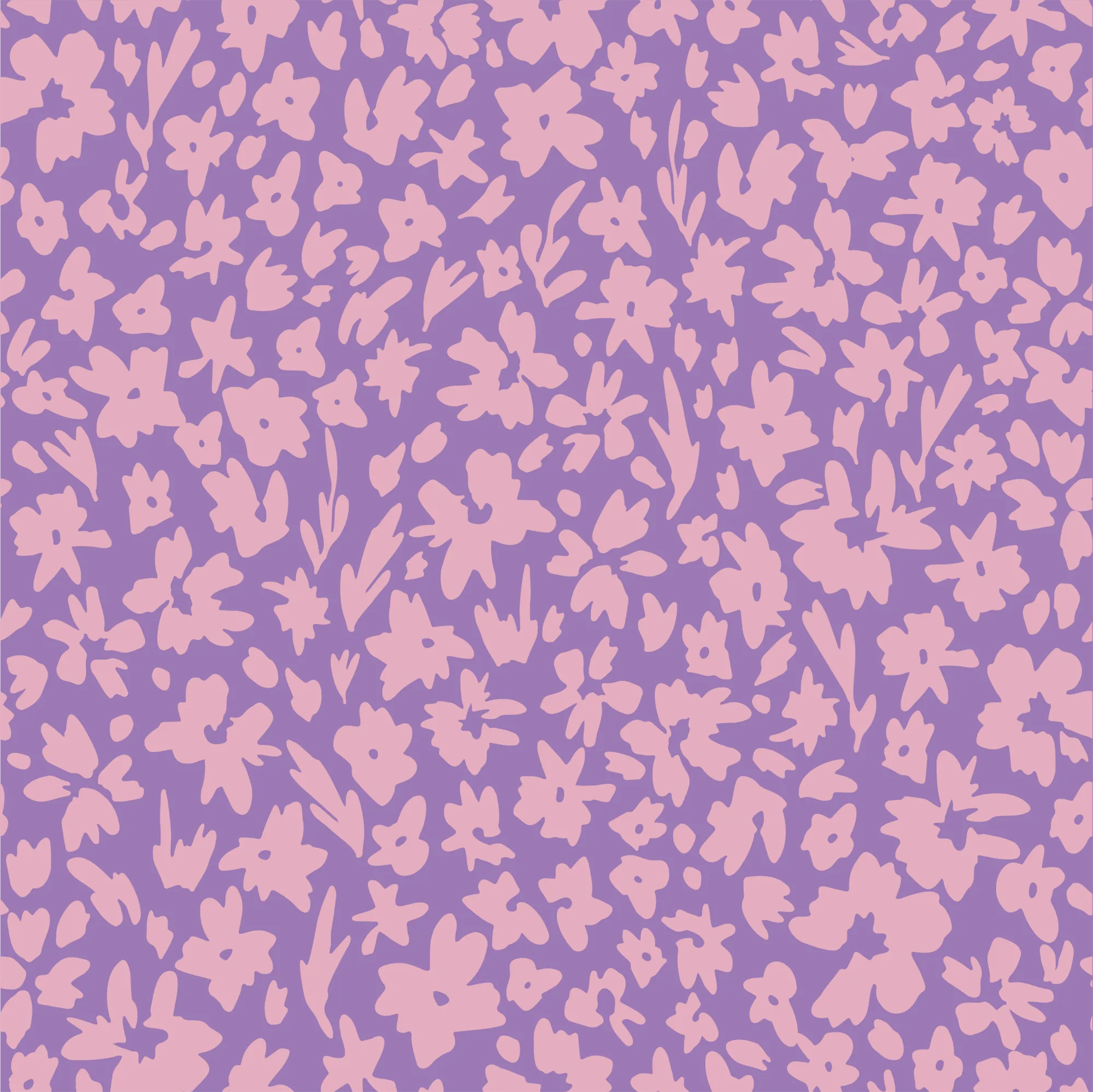 Sketched Floral Lilac