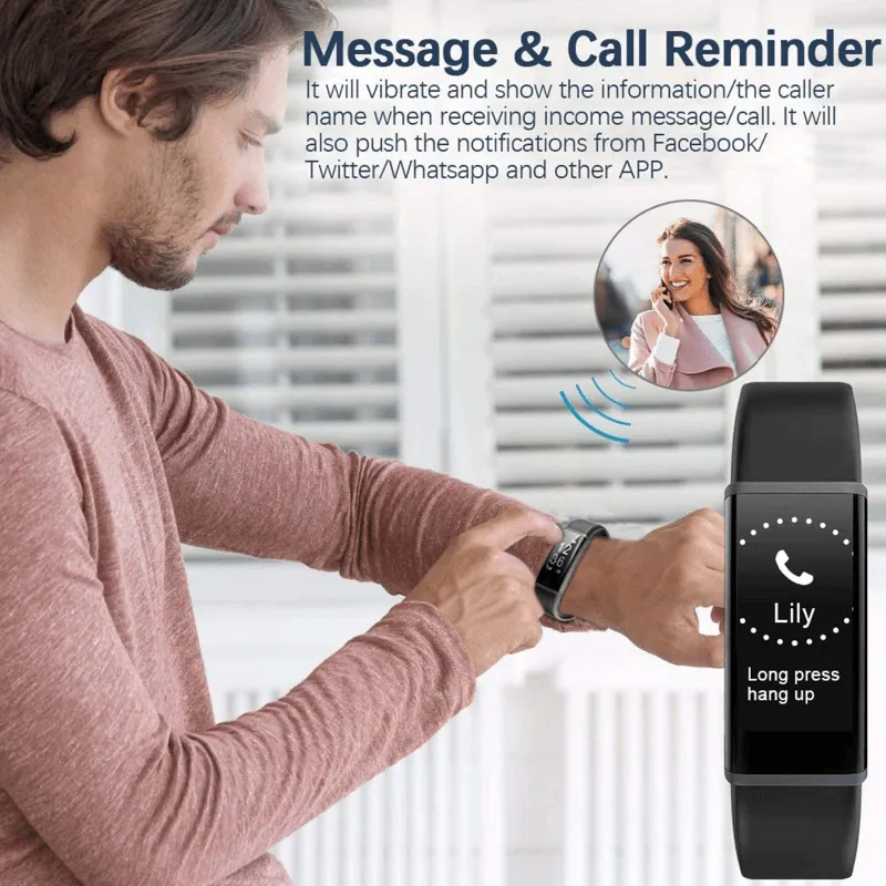 Smart sport bracelet with blood pressure