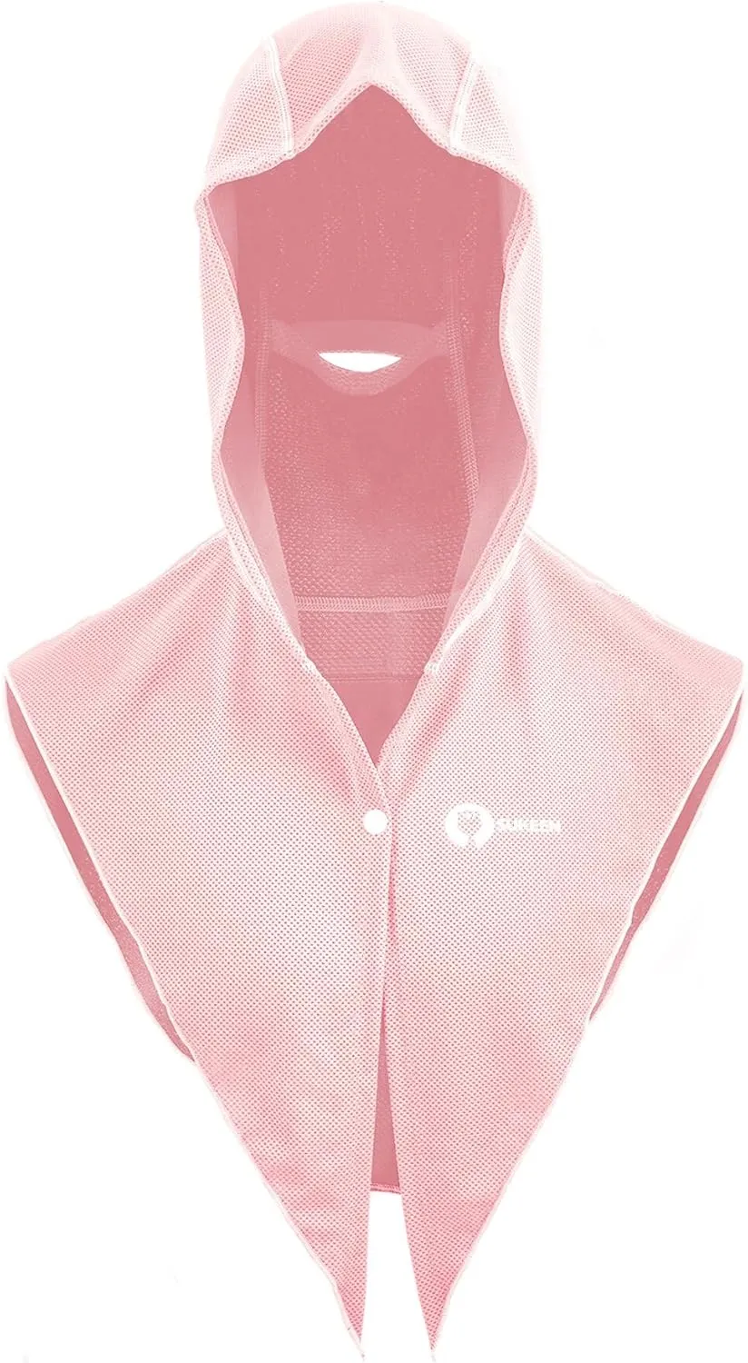 Sukeen Cooling Hoodie Towel, Instant Cooling Towels for Neck and Face, Quick Drying Cooling Towels for Hot Weather Workout