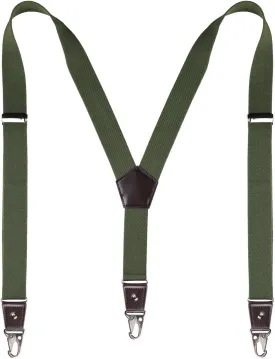 Suspenders for Men with Snap Hooks Heavy Duty Adjustable 1.4 inches Wide