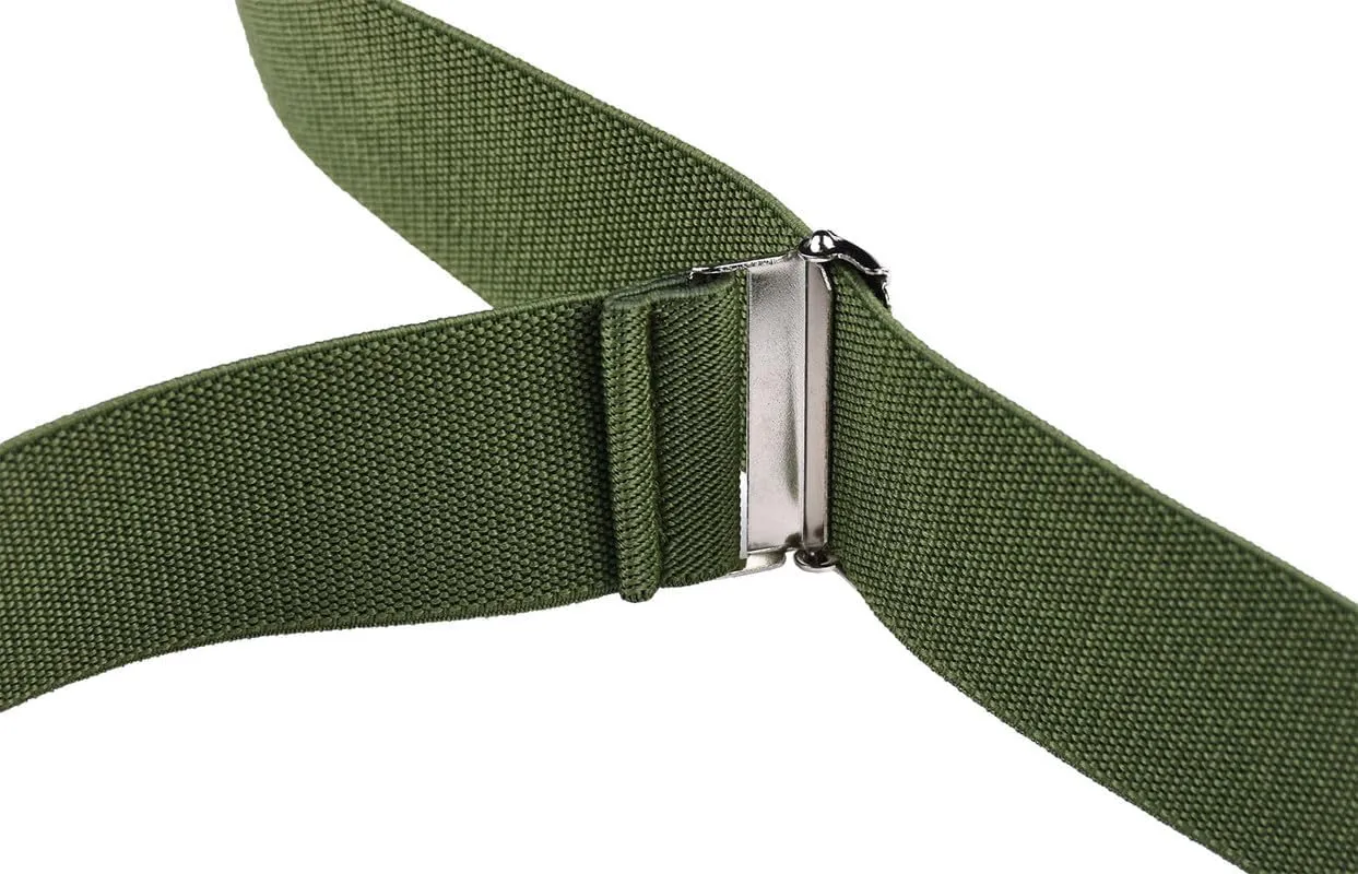 Suspenders for Men with Snap Hooks Heavy Duty Adjustable 1.4 inches Wide