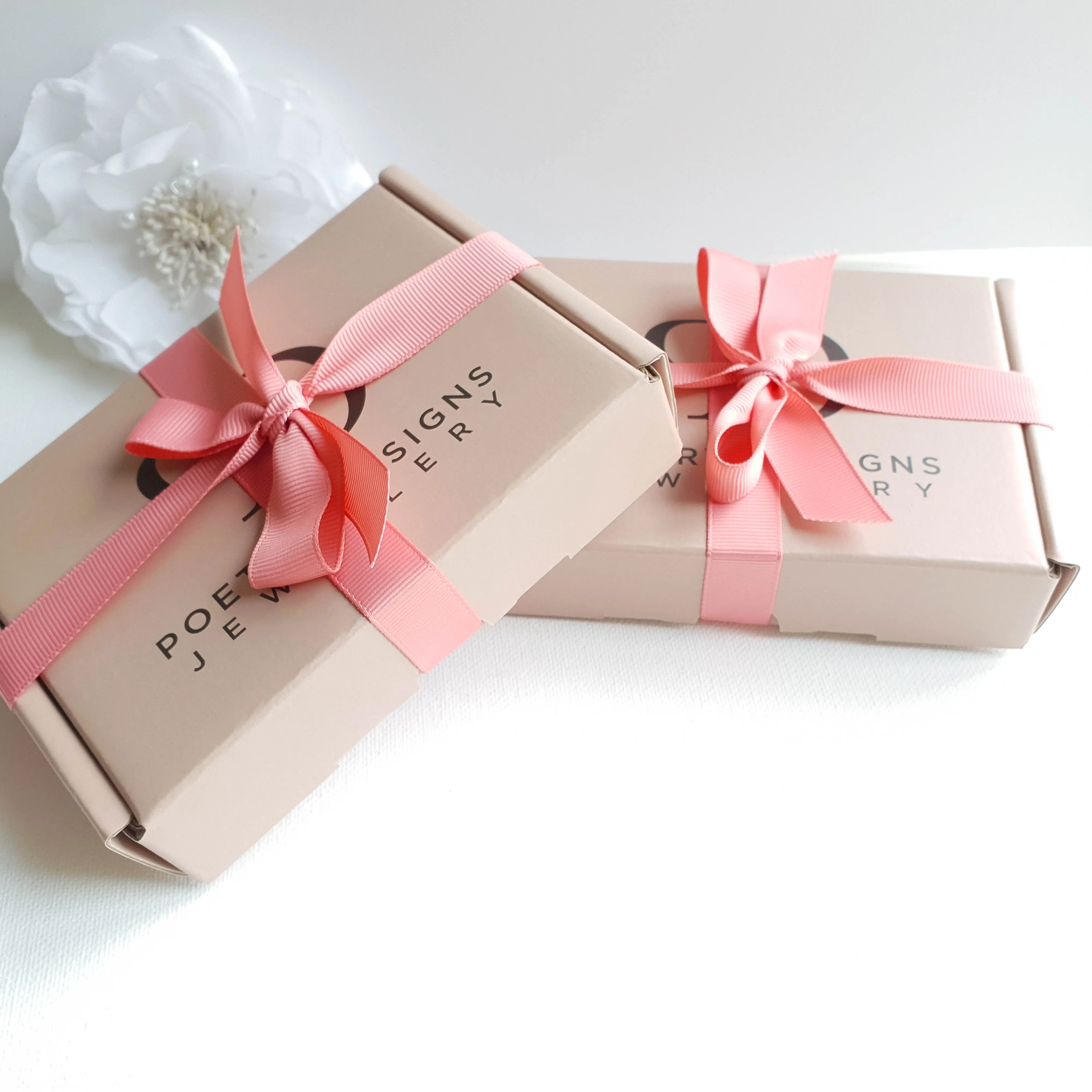 Teardrop Bridal Jewelry Set in Rose Gold- Evelyn
