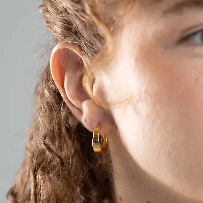 TEXTURED FLAT HOOPS