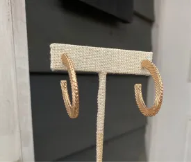 Textured Hoop Earrings