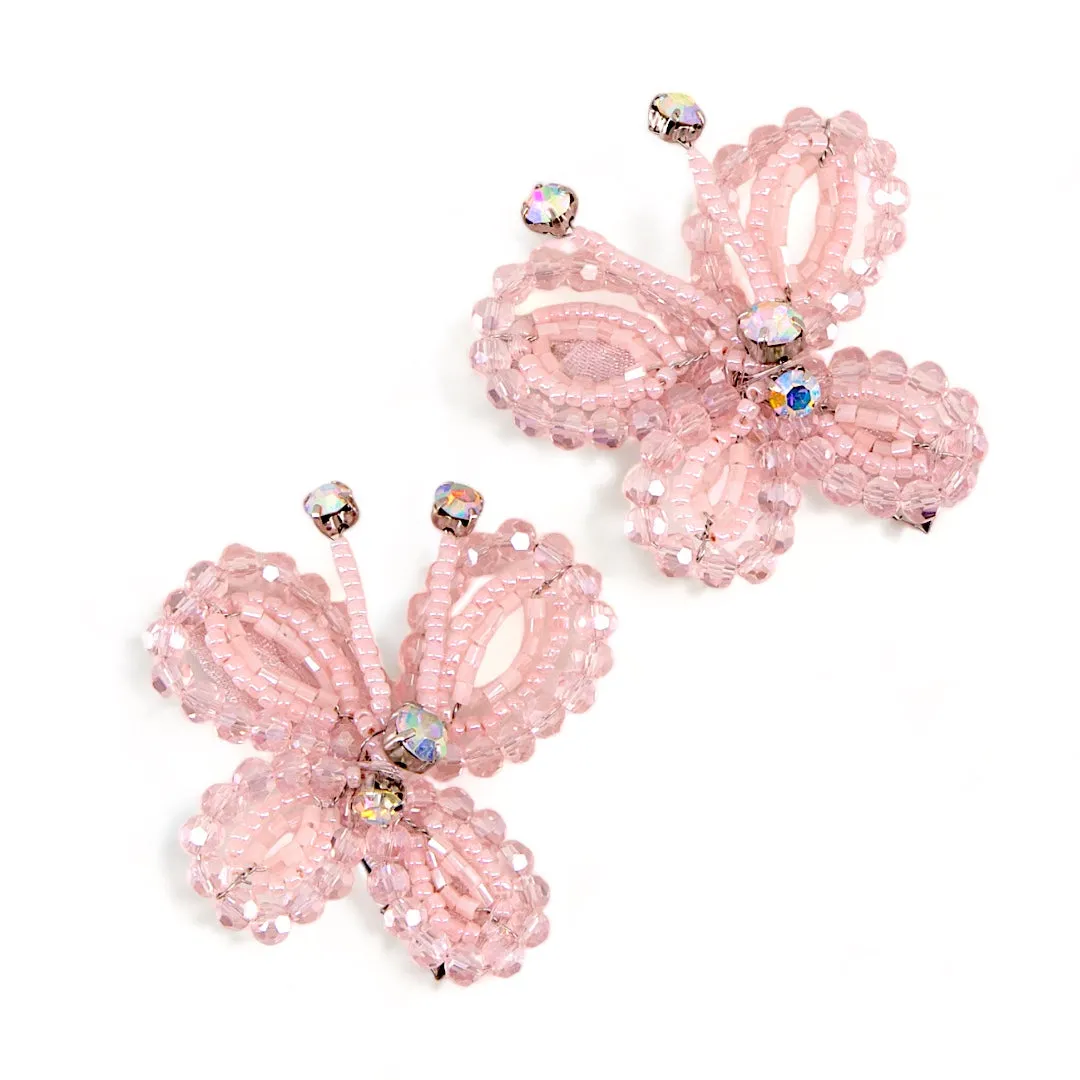 The Meadows & Dreams Crystal Girls Butterfly Clip Set
