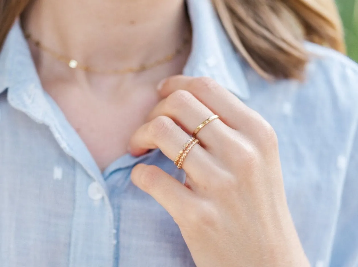 Thick Gold Ring