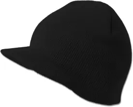 TOP HEADWEAR Solid Cuffless Beanie Visor
