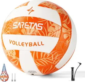 Volleyball Soft Beach Volleyball - Official Size for School, Indoor, Outdoor and Play Game Gym Workout - Play for Girls, Adults and Family.